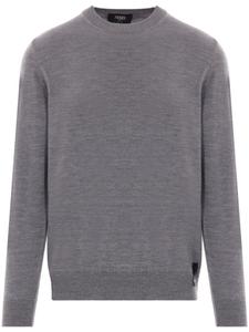 Свитер с круглым вырезом FENDI, серый
