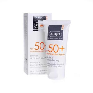Матирующий крем для жирной и комбинированной кожи, SPF50+, 50 мл Ziaja, Med