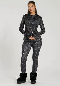 Топ с длинными рукавами South Beach, черный