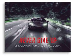 Картина на холсте ArtMind Never give up, многоцветный