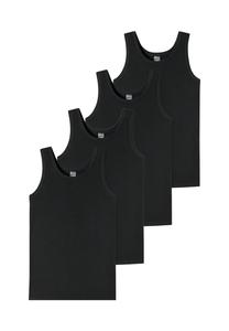 Майка 4ER PACK TANK Schiesser, черный