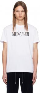 Футболка с логотипом Moncler, белый