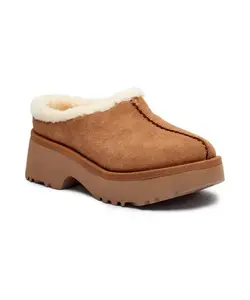Уютные кожаные мюли New Heights Ugg, коричневый