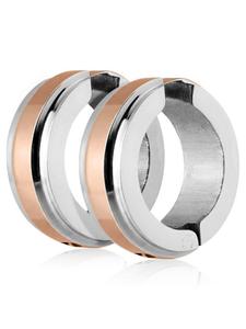 Bungsa Серьги-гвоздики из розового золота