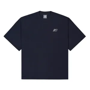 New Balance Футболка NB Grey SS25 мужская navy blue