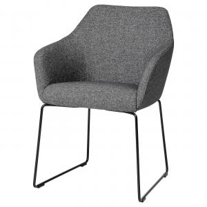 Стул IKEA, цвет metal black/Gunnared dark grey