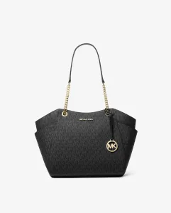 Большая сумка через плечо Jet Set с логотипом Michael Michael Kors, черный