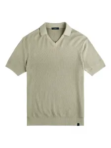 Футболка с V-образным вырезом Fay, бежевый