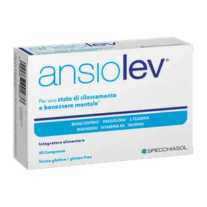 Ansiolev 45 таблеток Новая формула стрессовой добавки Specchiasol