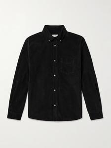 Рубашка из вельвета с добавлением хлопка MR P., черный