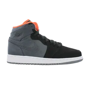 Кроссовки Air Jordan 1 Retro High BG 'Metallic Hematite', серый