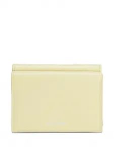 Мини-кошелек с тиснением Jil Sander, желтый