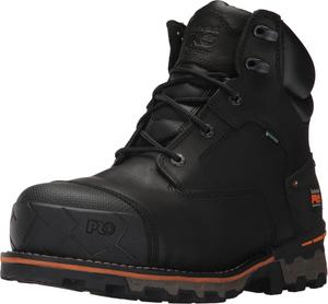 Timberland PRO мужские 6-дюймовые промышленные рабочие ботинки Boondock Comp Toe WP Ins, Black: Black