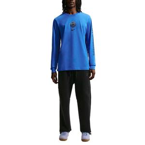 Nike Футболка мужская Lyon Blue с круглым вырезом Moderate