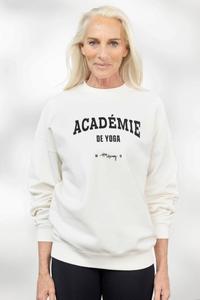 HEY HONEY Свитер Academie White из 100-процентного хлопка для комфортного отдыха.