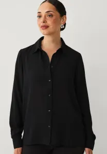 Блузка на пуговицах Ellos Collection, Black