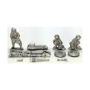 Американская противотанковая ранцевая гаубица с отличным экипажем №1, WWII Miniatures - American - Loose Miniatures (Company B)