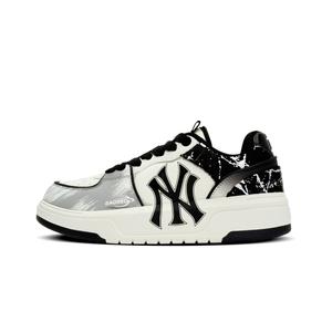 MLB Chunky Liner Low top Skateboard Shoes Unisex Black White