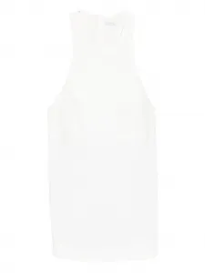 Топ с круглым вырезом и американской проймой St. Agni, белый