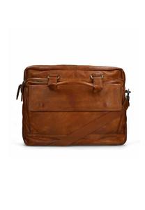 Сумка для ноутбука Manfield, коньяк