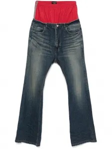 Многослойные джинсы BALENCIAGA, синий