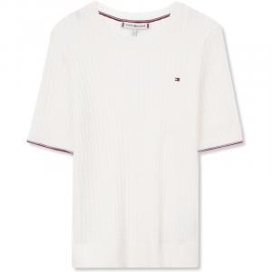 Футболка с полосатой вязкой Tommy Hilfiger