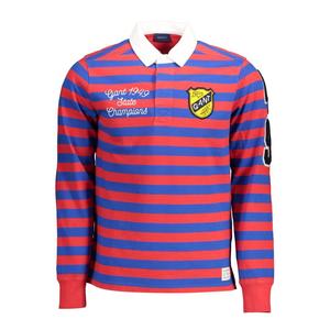 Красная хлопковая рубашка-поло Gant, красный