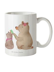 Детская кружка "Медведь-ребенок без слов" в белом цвете Mr. & Mrs. Panda