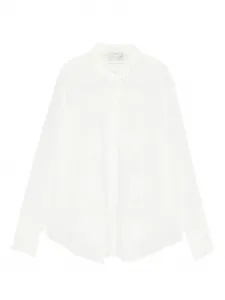 Рубашка с вышивкой Forte Forte, белый