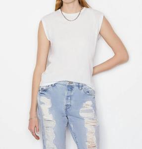 Женская футболка Muscle Tee в цвете Blanc Nation LTD, Blanc