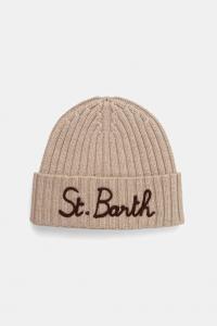 Шерстяная шапка Mc2 Saint Barth, бежевый