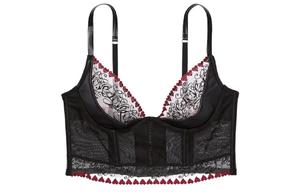 Бюстгальтер Victoria's Secret женский розовый с принтом