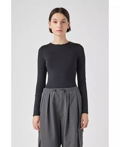 Женский мягкий боди с длинным рукавом Grey Lab, черный