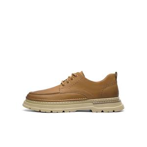 Повседневные кожаные туфли мужские RED DRAGONFLY, Khaki