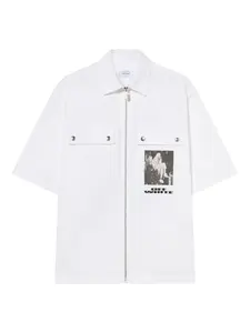 Рубашка на молнии Xerox Star Off-White, белый