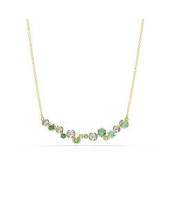 Колье Constella с золотым покрытием Swarovski, Green