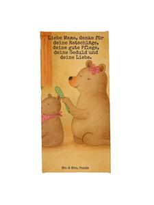 Mr. & Mrs. Panda Детское спортивное полотенце с изображением медведя и надписью, пастельно-серого цвета