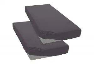 Простыня для моего дома "Blackberry" My home 90х200 см, 2 шт., цвет anthrazit