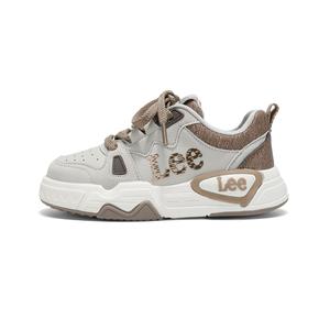 Низкие детские кроссовки для скейтбординга Lee, бежевый