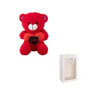 Очаровательная плюшевая кукла медвежонка 25см/30см/35см высота Beerus, красный