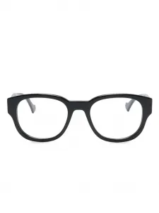 Очки в трапециевидной оправе с логотипом Gucci Eyewear, черный