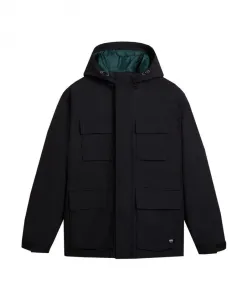 Стильная нейлоновая куртка-бомбер с логотипом. Vans, черный