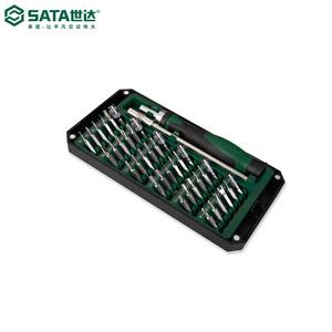 SATA 05107 Набор прецизионных отверток с храповым механизмом, 38 предметов