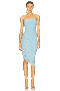 Платье без бретелек X revolve diana от Norma Kamali, powder blue