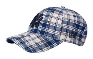 New Era Хлопковая бейсболка унисекс синий/коричневый, Blue