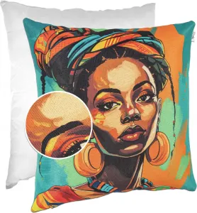 Декоративная подушка 40х40 см, чехол с наполнителем, дизайнерский чехол на молнии, Sisay Gobelin, разноцветный ANRO Trade GmbH