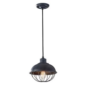 Подвесной светильник Elstead Lighting, 25,4x29 см, темно-серый