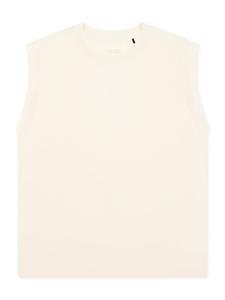 SCHIESSER Пижамная рубашка 'Mix & Relax' в белом цвете из шерсти