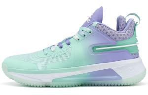 PEAK Флэш 4 Тайчи амортизирующие противоскользящие и износостойкие низкие баскетбольные кроссовки для мужчин бело-зеленые