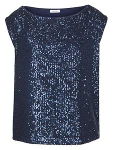 Рубашка с пайетками темно-синего цвета LASCANA